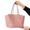 Gucci Pink Leather Tote Bag
