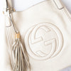 Gucci Soho Off White Tassel Leather Shoulder Bag