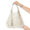 Gucci Soho Off White Tassel Leather Shoulder Bag