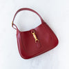 Gucci Jackie 1961 Burgundy Small Leather Shoulder Bag