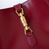 Gucci Jackie 1961 Burgundy Small Leather Shoulder Bag