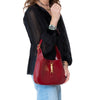 Gucci Jackie 1961 Burgundy Small Leather Shoulder Bag