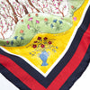 Gucci Floral Vittorio Accornero Apple Tree Silk Scarf