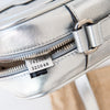 Gucci Blondie Silver Leather Bag