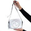 Gucci Blondie Silver Leather Bag