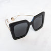 Gucci Black Square Frame Sunglasses