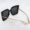 Gucci Black Square Frame Sunglasses
