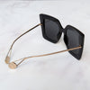 Gucci Black Square Frame Sunglasses