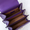 Gucci Mini Thiara Purple Crocodile Leather Top Handle Bag