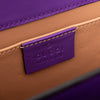 Gucci Mini Thiara Purple Crocodile Leather Top Handle Bag