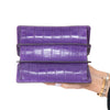 Gucci Mini Thiara Purple Crocodile Leather Top Handle Bag
