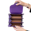 Gucci Mini Thiara Purple Crocodile Leather Top Handle Bag