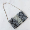 Gucci Vintage Grey And Blue Beaded Tom Ford Beaded  Shoulder Bag