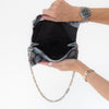 Gucci Vintage Grey And Blue Beaded Tom Ford Beaded  Shoulder Bag