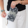 Gucci Vintage Grey And Blue Beaded Tom Ford Beaded  Shoulder Bag