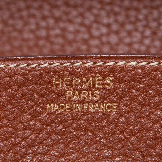 Hermes Birkin 35 In Sienne Togo Leather With Gold Tone Hardware