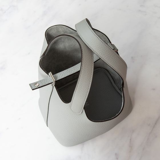 **UNUSED** Hermès 2025 Picotin Lock Bag 18 Bleu Glacier Taurillon Clemence Leather With  Palladium Hardware