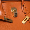 Hermès Orange Birkin 40 Bag 2005