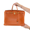 Hermès Orange Birkin 40 Bag 2005
