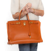Hermès Orange Birkin 40 Bag 2005