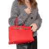 Hermes Birkin Red 30 Bag