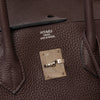 Hermes Birkin 35 Chocolate Togo Leather Bag