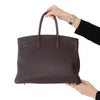 Hermes Birkin 35 Chocolate Togo Leather Bag