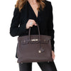 Hermes Birkin 35 Chocolate Togo Leather Bag