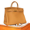 **UNUSED ** Hermes Birkin 40 Natural Sable Veau Togo Leather  Bag 2025