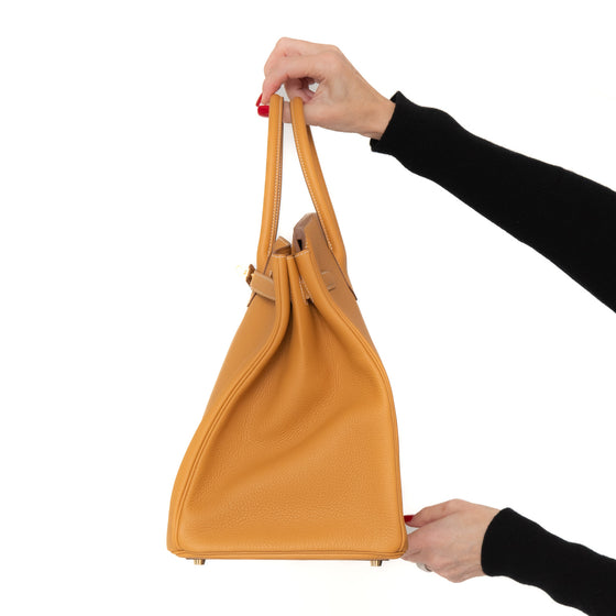 **UNUSED ** Hermes Birkin 40 Natural Sable Veau Togo Leather  Bag 2025