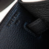 Hermès Kelly Depeches 25 Black Togo Leather And Black Woolycot Pouch