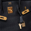 Hermes Birkin 35 In Black Veau Togo Leather With Gold Tone Hardware