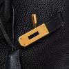 Hermes Birkin 35 In Black Veau Togo Leather With Gold Tone Hardware