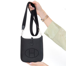  Hermes Mini Evelyne 16 Black Leather Bag