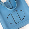 Hermes Blue Jean Leather Evelyne 29 Bag