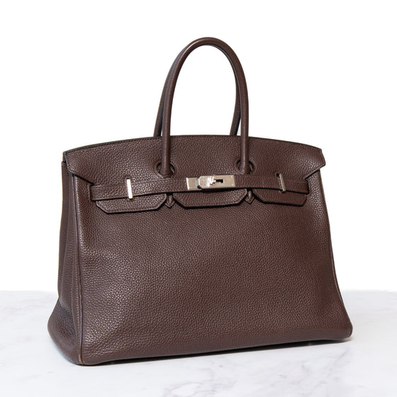 Hermes Birkin 35 Togo Leather Bag