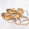 Hermes Chaine d'Ancre Gold Leather Heel Sandals