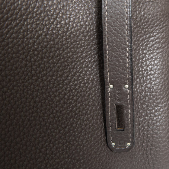 Hermes Kelly 32 Elephant Grey Leather Bag
