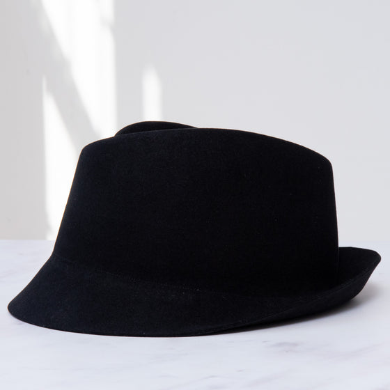 Hermes Black Panama Hat