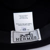 Hermes Black Panama Hat