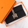 Hermes Black Swift Leather Jigé Élan 29 Touch Clutch Bag