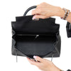 Hermès Kelly 28 Retourne Black Togo Leather Bag 2024