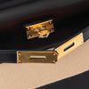 **UNUSED** Hermes Kelly 28 Black Box Leather Bag 2025
