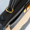 **UNUSED** Hermes Kelly 28 Black Box Leather Bag 2025
