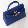Hermes Kelly 28 Sellier Bleu Electricque Veaux Epsom 2023 Leather Bag