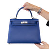 Hermes Kelly 28 Sellier Bleu Electricque Veaux Epsom 2023 Leather Bag