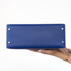 Hermes Kelly 28 Sellier Bleu Electricque Veaux Epsom 2023 Leather Bag