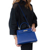 Hermes Kelly 28 Sellier Bleu Electricque Veaux Epsom 2023 Leather Bag