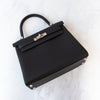 **UNUSED**  Hermès Kelly Retourne 28 Black Veau Togo Leather Bag 2026