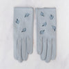 Hermes Blue Lin Leather Gloves